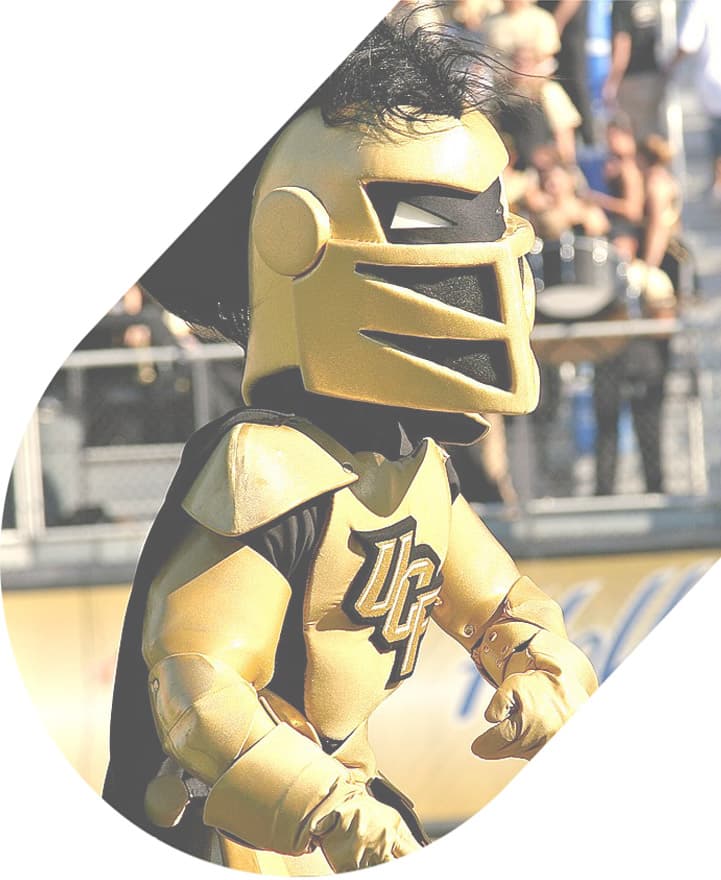 UCF mascot at game